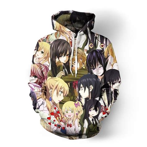 Soshirl Anime Citrus Hoodie Harajuku Men Hoodies Sweet Cute Lesbian