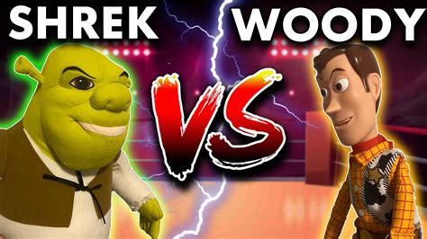 Shrek Vs Woody Youtube