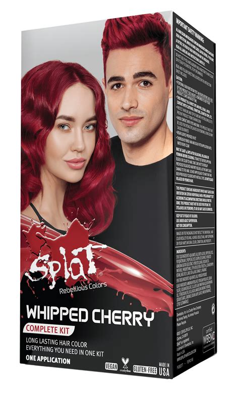 Buy Splat Original Complete Kit Semi Permanent Hair Dye With Bleach Whipped Cherry Online At