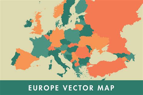 Europe Vector Map Creative Market
