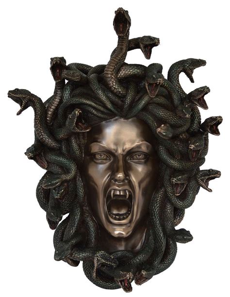 Medusa Mask Snake Haired Gorgon Snake Lady Monster Figure Perseus And