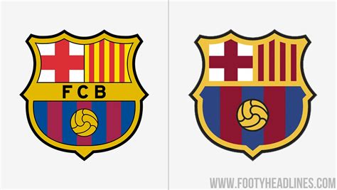 New Fc Barcelona Logo Revealed Footy Headlines