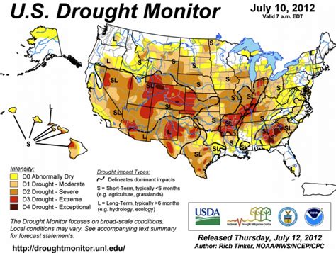 Explaining The Extreme Drought In Us Via Maps Climate Central
