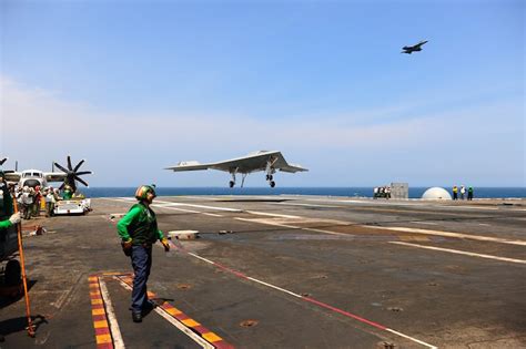 Us Navy Drone Makes Historic Carrier Landing Video