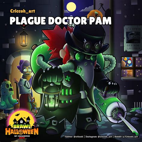 Throughout the course of time, supercell has introduced updates to brawl stars that fix bugs, balance events and/or introduce new brawlers or features. Brawl Halloween Plague Doctor Pam : Brawlstars