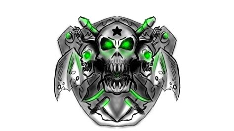 Skull Emblem By Icandrawrainbows On Deviantart