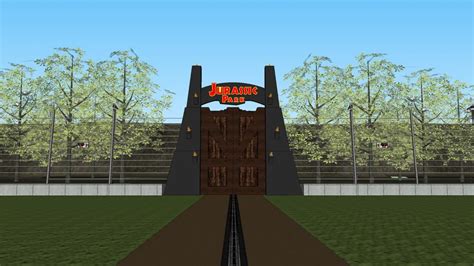 Jurassic Park Gates 3d Warehouse