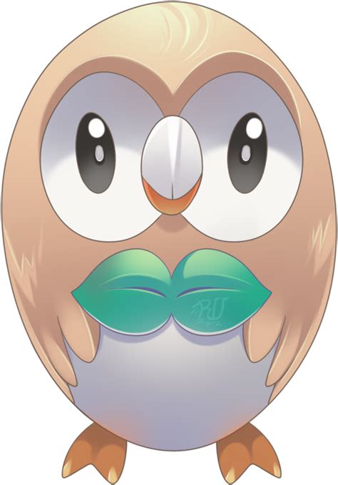 Rowlet Drawing 600x848 Png Download