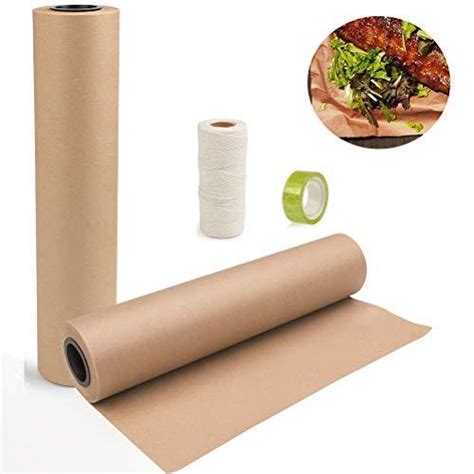 Qlouni Butcher Paper Roll 18 X 175 2100 Brown Kraft Paper Jumbo Roll