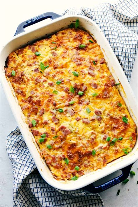 The Best Breakfast Casserole Is A Thick And Creamy Egg Base With Shredded Potatoe Best