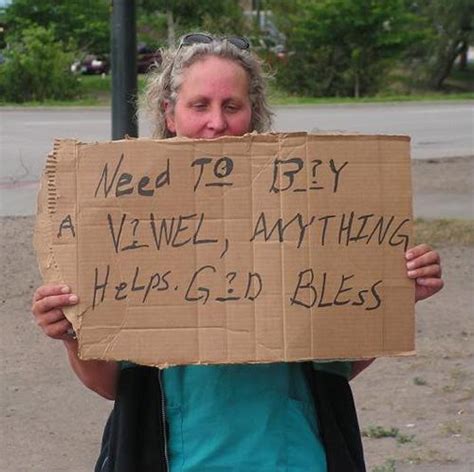 24 Funny And Clever Homeless Signs