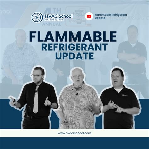 Flammable Refrigerant Update Hvac School