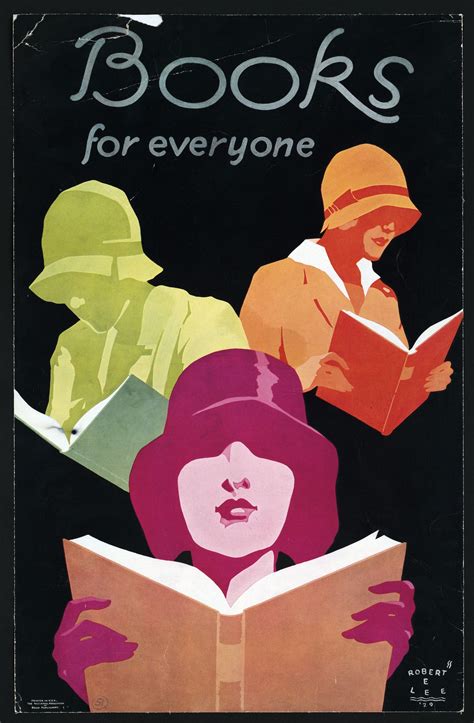 Books For Everyone Library Of Congress Reading Art Books Book Posters