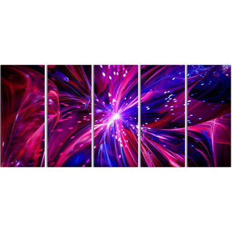 Pink And Purple Fantasy Canvas Abstract Wall Art Print Decor Ideas