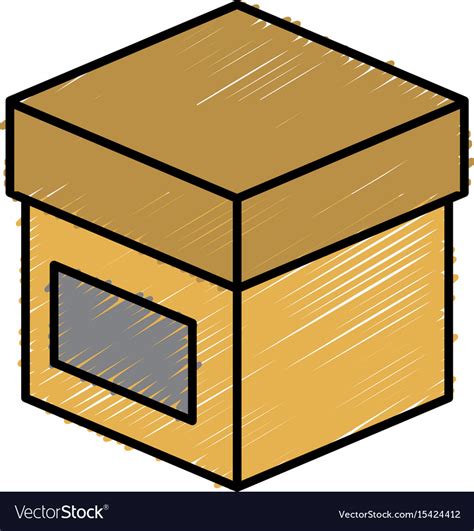 Carton Box Icon Royalty Free Vector Image Vectorstock