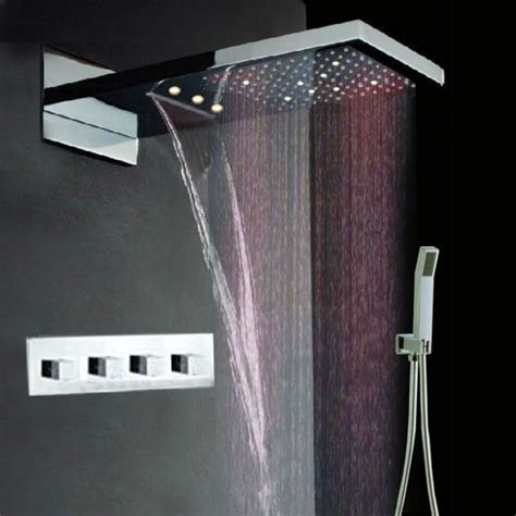 Concealed Rainfall Waterfall Shower Head With Images Waterfall
