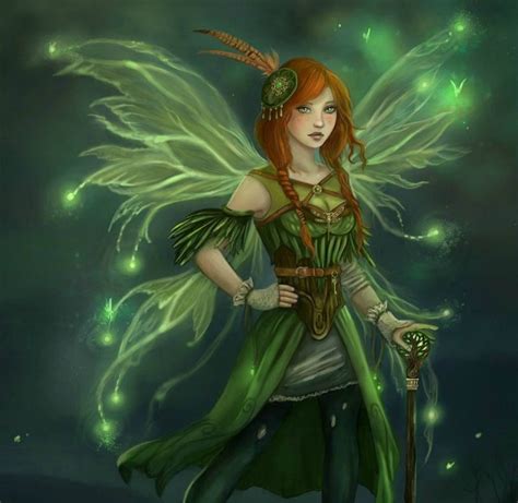 Celtic Fairy Gaelic Redhead Girl Fantasy Hd Wallpaper Elfen Fantasy