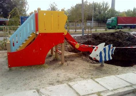 Is This The Most Dangerous Playground In The World Workmen