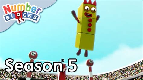 Numberblocks Ten Vaulting 🏅 Shapes Season 5 Full Episode 6 Learn