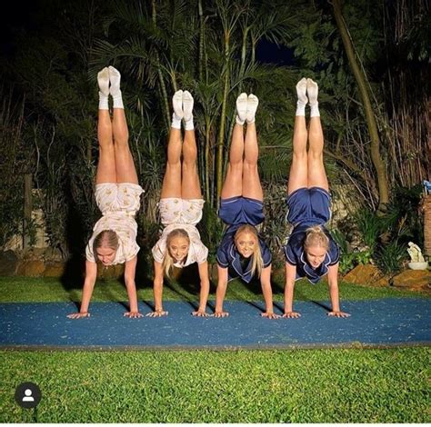 Pin By Cadynce Larose On Gorjuss Twins Gymnastics Pictures Weird 