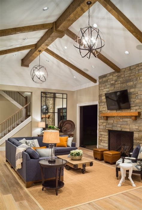 34 Rustic Ceiling Ideas For Living Room Pics
