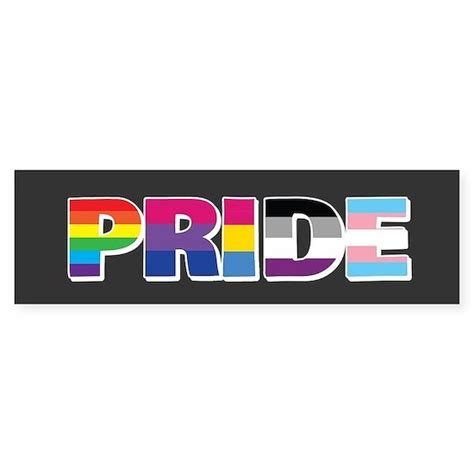 Lgbtq Pride Full Bleed Sticker Bumper Lgbtq Pride Full Bleed Bumper Sticker By Gay Pride