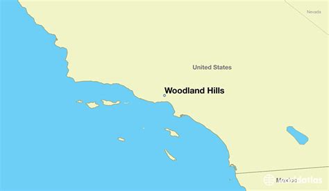 Where Is Woodland Hills Ca Woodland Hills California Map