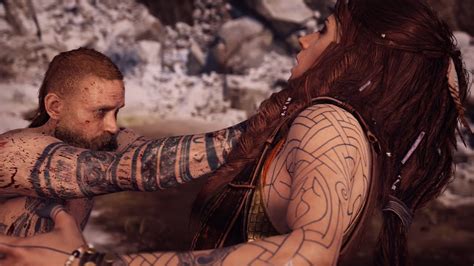 Baldur Gets Mad And Tries To Kill His Mother Freya Scene But Kratos Stops Him God Of War