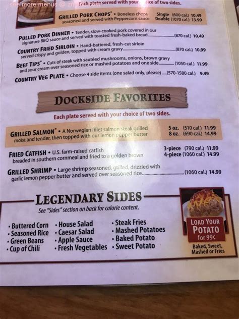 Menu At Texas Roadhouse Bbq Surprise W Grand Ave