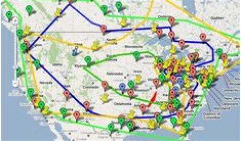 North American Ley Lines Map Maping Resources