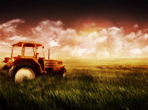 Farm Tractor High Resolution Wallpaper Nature And Landscape
