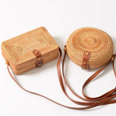 Summer Handmade Bamboo Handbags Bamboo Mix