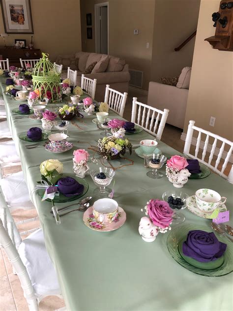 Party Table Decorations Wedding Decorations Tea Party Party Ideas