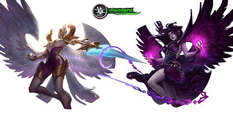 League Of Legends Kayle And Morgana Rework Render By Akenosenpairenders