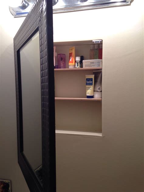 Bathroom diy magazine rack {tutorial}. Diy Medicine Cabinet. Removed old medicine cabinet from ...