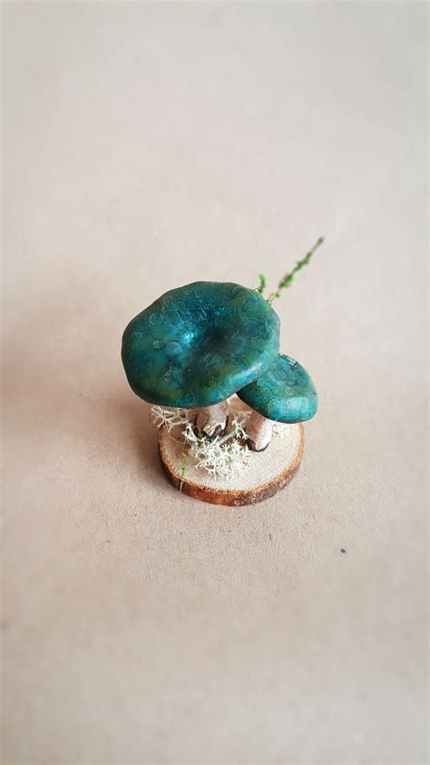Sold Ooak Small Mushroom Decorative Sculpture Faunleyfae