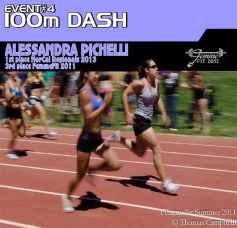 Femme Fit 2013 Summer Edition Event 4 100 Meter Dash