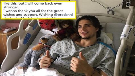 Kevin Fiala Gives Fans An Update Thanks Them For Their