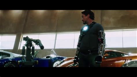 Iron Man 1 Dum E Scenes Youtube