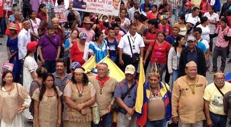 Indígenas Venezolanos Marchan En Respaldo A La Revolución Noticias