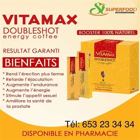 Vitamax Doubleshot Energy Coffee Santé Nature Internationale
