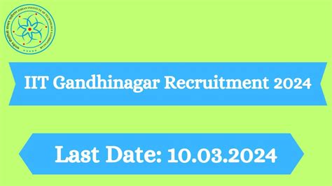 IIT Gandhinagar Recruitment 2024 Notification For Junior Research