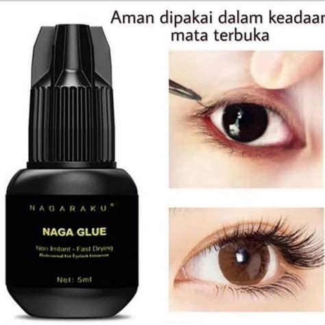 Lem Nagaraku Lem Eyelash Extension Tidak Pedih Lazada Indonesia