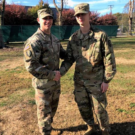Two Alumni Find Special Connection In Nj Army National Guard