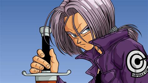Looking At Viewer Angry Dragon Ball Z Trunks Character