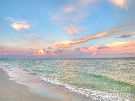 Pastel Sunset On Sanibel Island Is A Photograph By Jeff Breiman Which