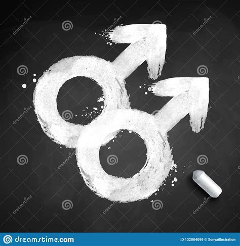 Male Gender Symbol Of Homosexuality Stock Vector Illustration Of