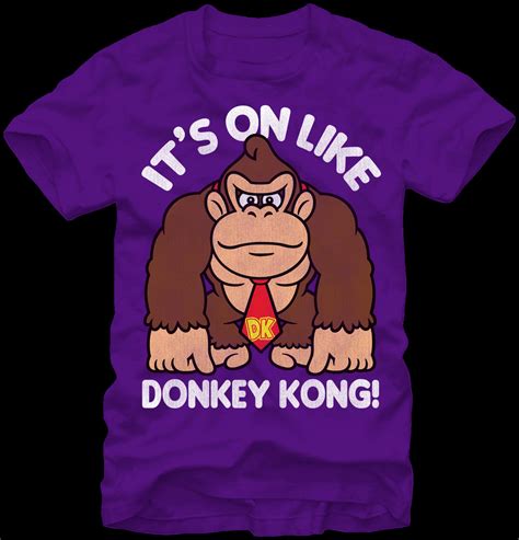 Purple Its On Like Donkey Kong T Shirt