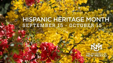 Unm Recognizes Hispanic Heritage Month Unm Newsroom