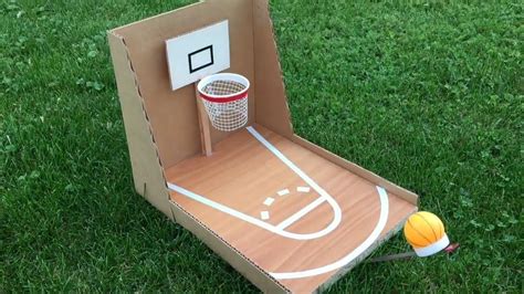 How To Make Amazing Diy Basketball Game At Home Out Of Cardboard Easy
